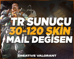 TR | 30-120 SKİN GARANTİLİ MAİL DEĞİŞEN HESAPLAR