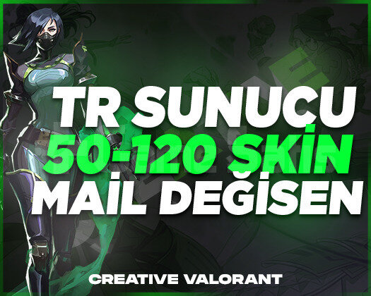 TR | 50-120 SKİN GARANTİLİ MAİL DEĞİŞEN HESAPLAR