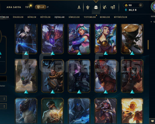 TR / 611 LEVEL / 108 SKİN / 166 HERO +MAİL