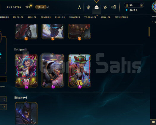 TR / 611 LEVEL / 108 SKİN / 166 HERO +MAİL