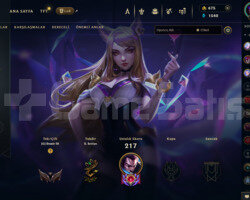 TR 139 LVL HANDMADE 31 SKİNLİ 675 RP MAİLLİ HESAP!
