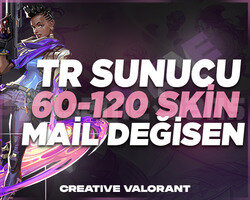 TR | 60-120 SKİN GARANTİLİ MAİL DEĞİŞEN HESAPLAR