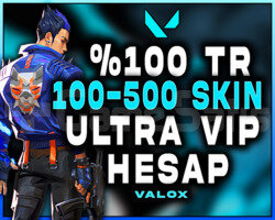 100TR 100-500 ULTRA VIP BIÇAKLI VALORANT HESAPLARI