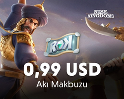 Rise of Kingdoms 0,99 USD Akı Makbuzu