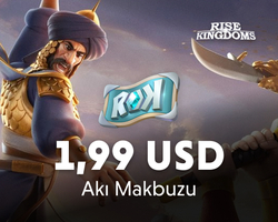 Rise of Kingdoms 1,99 USD Akı Makbuzu