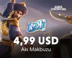 Rise of Kingdoms 4,99 USD Akı Makbuzu