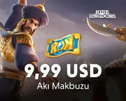 Rise of Kingdoms 9,99 USD Akı Makbuzu