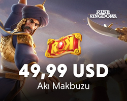 Rise of Kingdoms 49,99 USD Akı Makbuzu