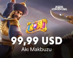 Rise of Kingdoms 99,99 USD Akı Makbuzu