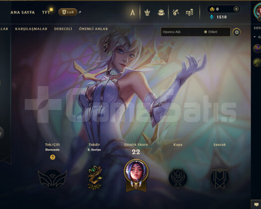 33 LvL 33 Şampiyon 2 Skin Eski Hesap 2021