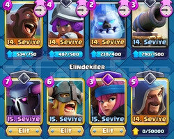7716 kupali clash royale hesabi ihtiyaçtan satılık