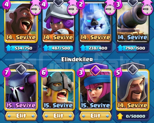 7716 kupali clash royale hesabi ihtiyaçtan satılık