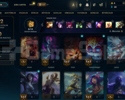 21 lvl 16 şampiyon 0 kostüm Eski hesap 2019