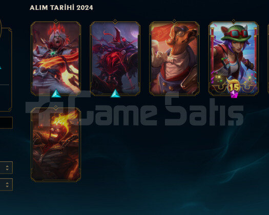 EUW Z1-D4 MMR 1 MAÇA P1 5 SKİN ACC!! 10K M.Ö