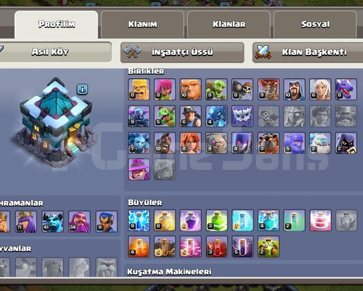 CLASH TH 13 MAX | 179 SEVİYE