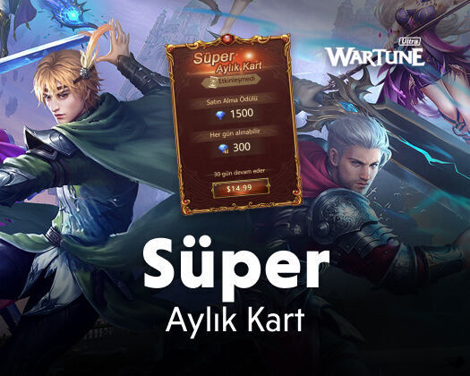 Wartune Ultra Süper Aylık Kart