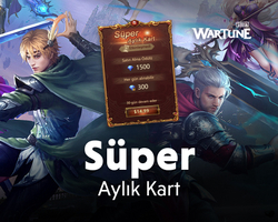 Wartune Ultra Süper Aylık Kart