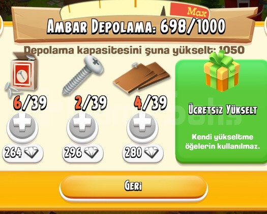 43+ LVL 2100 AGİL 1000 AMBAR DEPOLU İÇİ ARAZİ DOLU