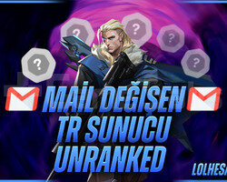 TR SUNUCU DERECELİ HAZIR MAİL DEĞİŞEN UNRANKED
