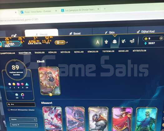 WEST 100 HERO 89 KÖSTÜM TERTEMİZ HESAP