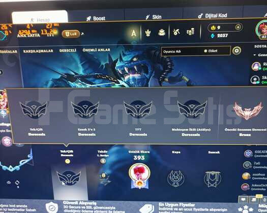 WEST 100 HERO 89 KÖSTÜM TERTEMİZ HESAP