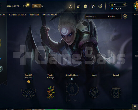30 lvl 38,9 K Mavi Öz Hesap Elle Kasılmıştır