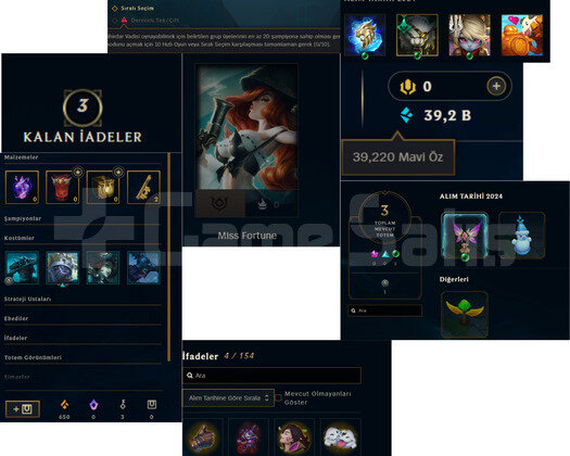 30 lvl 39 K Mavi Öz Mail Değişen ANINDA TESLİMAT