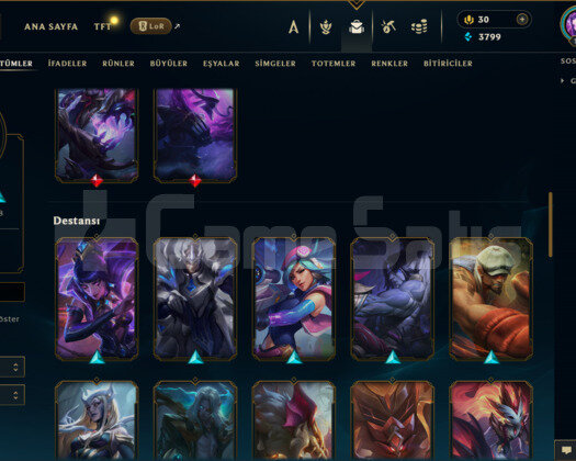 TR / 179 LEVEL / 50 SKİN / 116 HERO +MAİL