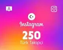 Instagram 250 Takipçi (Türk)