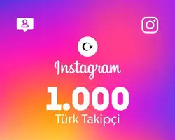 Instagram 1.000 Takipçi (Türk)