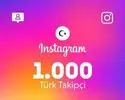 Instagram 1.000 Takipçi (Türk)