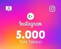 Instagram 5.000 Takipçi (Türk)