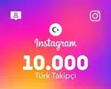 Instagram 10.000 Takipçi (Türk)