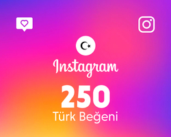 Instagram 250 Beğeni (Türk)