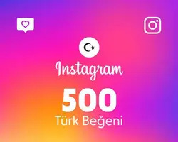 Instagram 500 Beğeni (Türk)