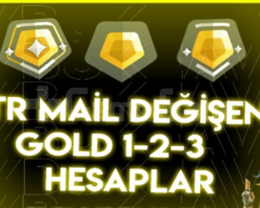 MAİL DEĞİŞEN GOLD 1-2-3 TR! ANINDA TESLİM