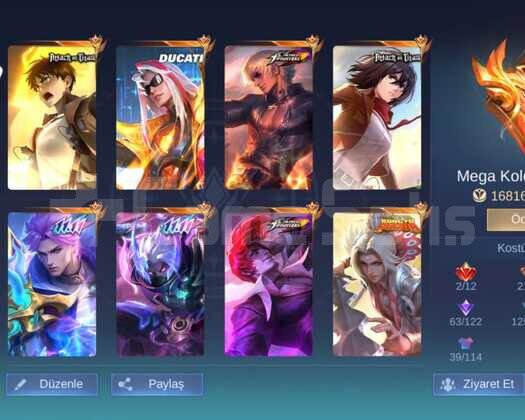 NEREDEYSE 500 SKİN GUS KOF EN SEVİLEN SKİNLER