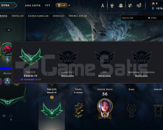 TR SADECE 10 WİN İLE DİA 4 MMR Z4 KATA SKİN ACC!!