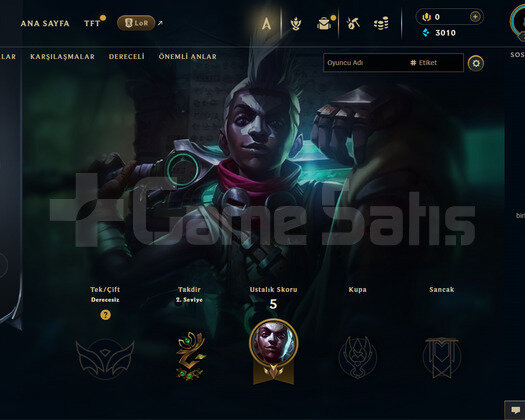 EUW Geçen Sezon Gümüş | 1 Kostüm - 20 Hero | LoL