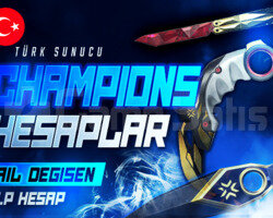 TR I CHAMPIONS SKIN MAİL DEĞİŞEN VIP HESAPLAR
