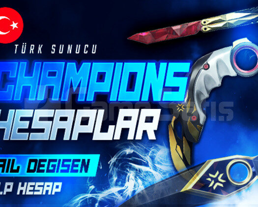 TR I CHAMPIONS SKIN MAİL DEĞİŞEN VIP HESAPLAR