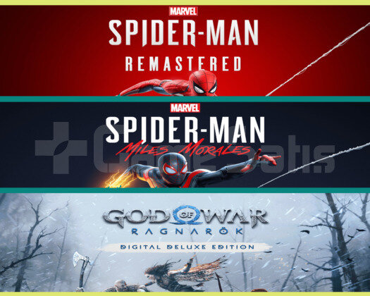 Spider Remastered + Miles Morales + ragnarök