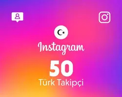 Instagram 50 Takipçi (Türk)