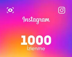 Instagram 1000 İzlenme