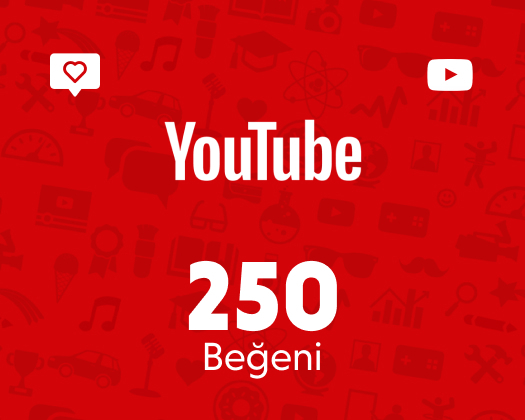 YouTube 250 Beğeni