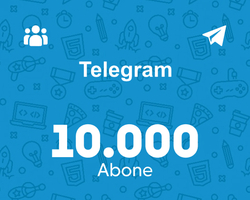 Telegram 10.000 Abone