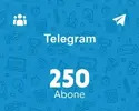 Telegram 250 Abone