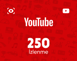 YouTube 250 İzlenme