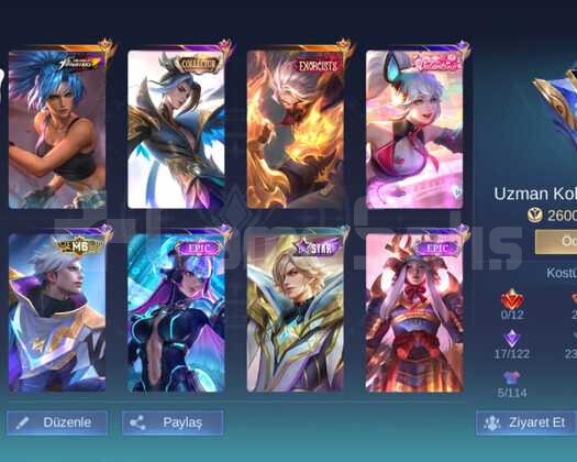 ÇITIR RANK ORANLI SMURF HESAP