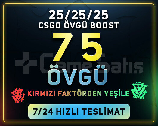 YEMYEŞİL FAKTÖR ! CS2 75 ÖVGÜ ! HIZLI TESLİM